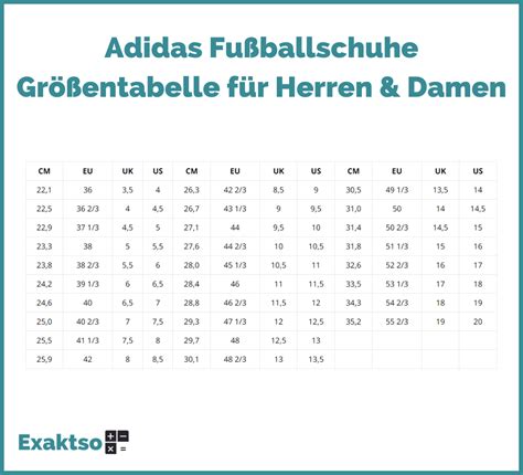 adidas größentabelle fussballschuhe|adidas größentabelle.